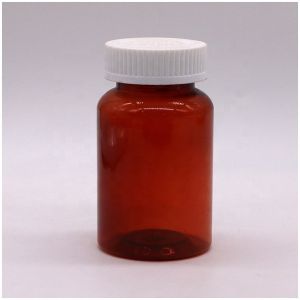 SCREW CAP 200mL PET Bottle for Transparent Cylinder Shape Supplement Medicine