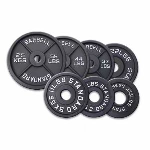 China Steel Iron Free Weights Gym Fitness Exercise 5LB 10LB 25LB 35LB 45LB on sale