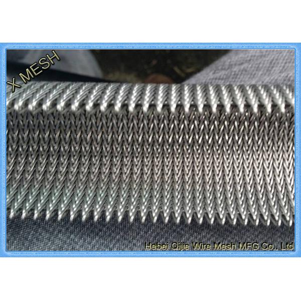 Food Processing Stainless Steel Wire Flat Chain Link Mesh Conveyor Belt