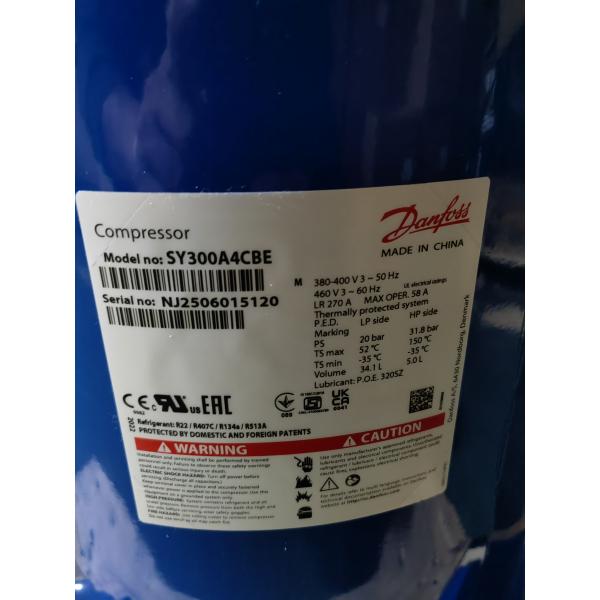 Buy R407C R134A SY300A4CBE 25HP Hermetic Compressor For Air Conditioning at wholesale prices