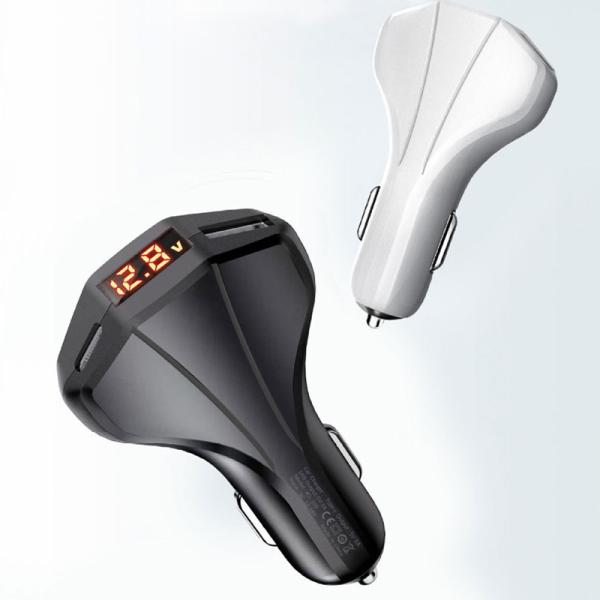 Buy QC3.0 DC12V DC24V USB Car Charger For iPhone Samsung iPad Tablets at wholesale prices