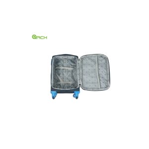 Tapestry Trolley Travel Luggage Bag with Printing Front Panel