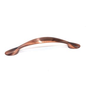 China Bronzed Sandblasting Cabinet Handle Metal Die Casting Luxury Arch Shape on sale