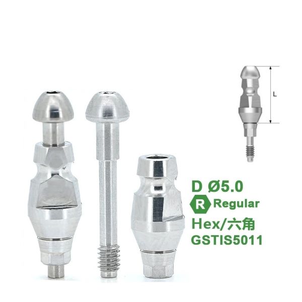 Osstem® GS/TS Close Tray Transfer Impression Coping Titanium Coping Transfer Compatiable to Mini & regular