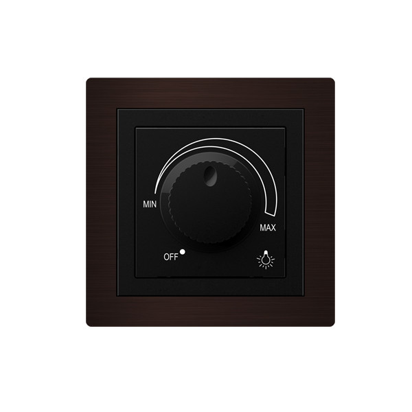 Buy 220VAC Dimmer Light Switches , Aluminum Ceiling Fan Dimmer Switch at wholesale prices