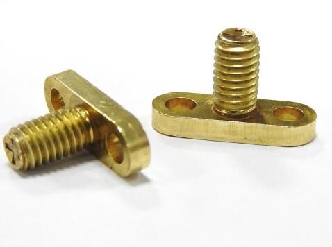 Buy Non Standard Brass Rectangular Tee Head Bolt Medium Carbon Steel Material at wholesale prices