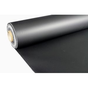 Black Neoprene Coated Glass Cloth For Flexible Connector