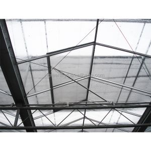 Backyard Multi Span Greenhouse Outdoor Rainproof Large Glass Greenhouse