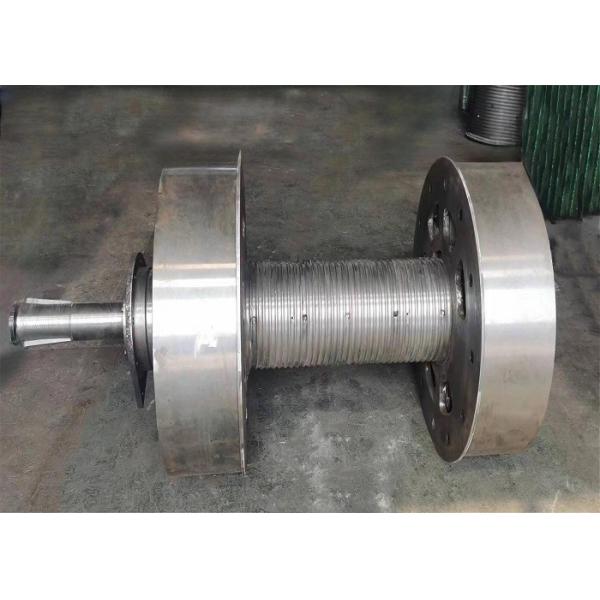 Buy Single Lebus Grooves Wire Rope Drum Customized For Winch at wholesale prices