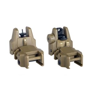 Quality Flip - Up Rifle Sights Kit Rear And Front Night Sight For And Picatinny Rails for sale