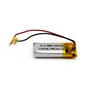 3.7V 70mAh Lipo Battery Rechargeable Lithium Polymer Cell 431223