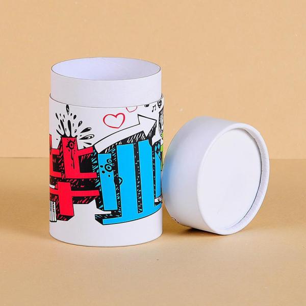 Buy T-Shirt Paper Tube Round Graduation Season Clothing Packaging Box Customization at wholesale prices