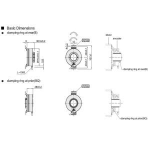 300KHZ 28800P/R K76 Rotary Shaft Position Encoder