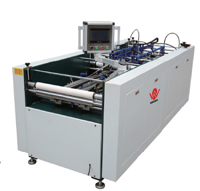 Four Side Folding Machine / Semi Automatic Case Making Machine For Making Hard