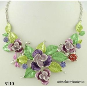 Popular quality elegance jewelry for women, antique bronze necklace