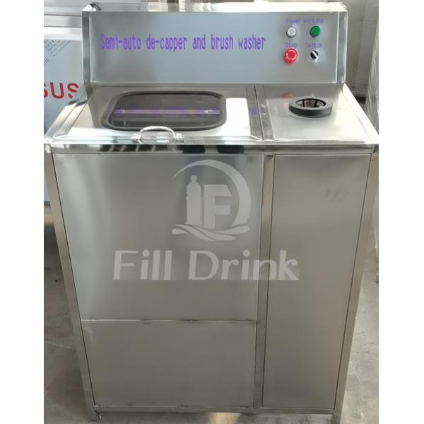 Buy Barrel Bottle Washing Equipment Industrial Bottle Washing Machine SUS304 at wholesale prices