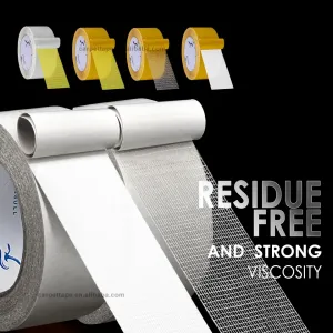 Quality MASKING Waterproof Double Sided Carpet Tape With Rubber Adhesive for sale