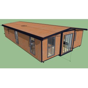 Convenient Expandable Container House / Steel Prefabricated Homes China