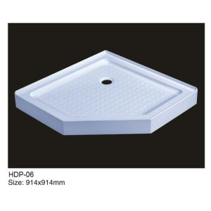 Acrylic shower tray, shower basin,acrylic shower base HDP-06
