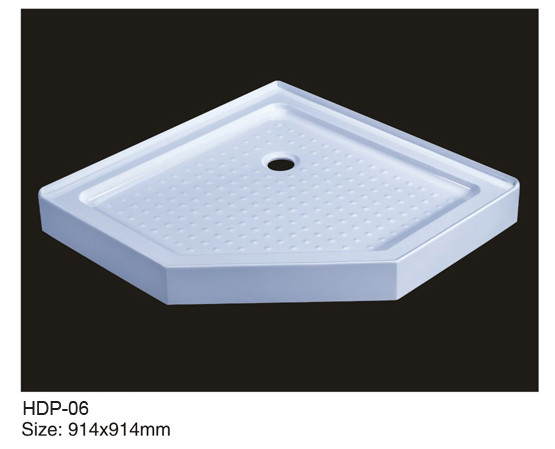 Buy Acrylic shower tray, shower basin,acrylic shower base HDP-06 at wholesale prices