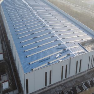 Prefab Steel Warehouse Building with Painted Surface Q235B Q355B