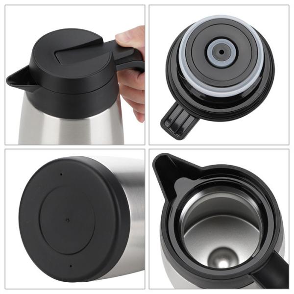 Stainless steel Metal Vacuum Coffee Pot For Household Usage