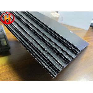 Anti Static Polypropylene Corrugated Sheets Black Reusable