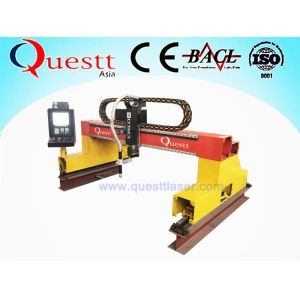 Germany / Taiwan Gantry Metal Laser Cutting Machine , CNC Plasma Cutting Machine