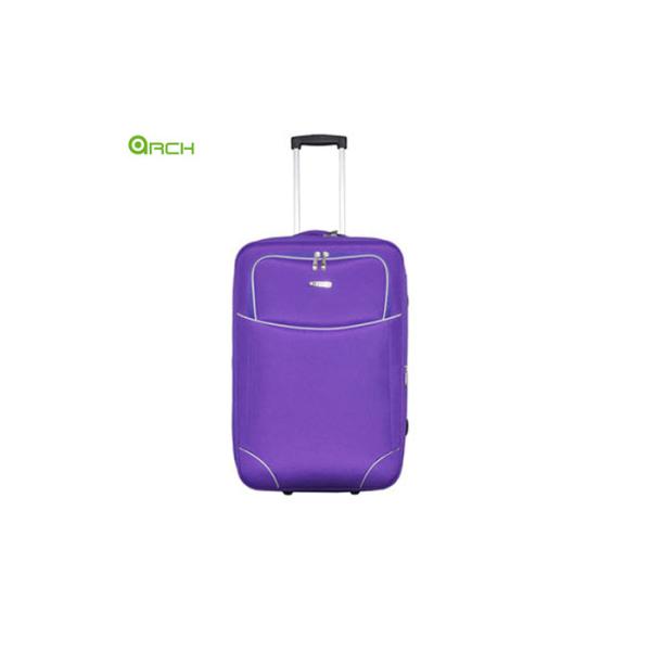 Buy 600D Polyester Trolley Case Soft Sided Luggage with Skate Wheels at wholesale prices
