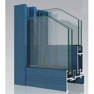 China Powder Painted 6063-T5 Aluminum Window Extrusion Profiles With  tapping on sale