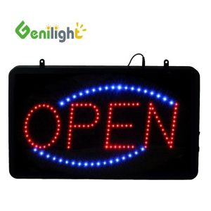 Quality Outdoor Neon Light Custom LED Open Sign with ABS Material and 3 Kind Change Function for sale