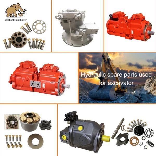 Durable Red Hydraulic Pump Motor K3V63dt For R1400LC-7 R140LC-7