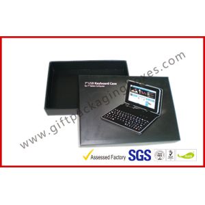 Full Color Printing Laptop Cardboard Box Packaging With Ivory Card Materials