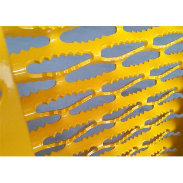 Buy Aluminium Crocodile Mouth Hole 0.12MM Galvanized Grip Strut at wholesale prices