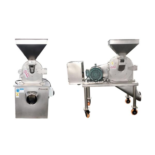 Food Defatted Soybean Grinder Machine Powder Mill Stainless Steel SUS316
