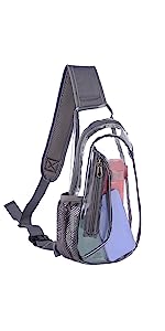 clear sling bag(grey)