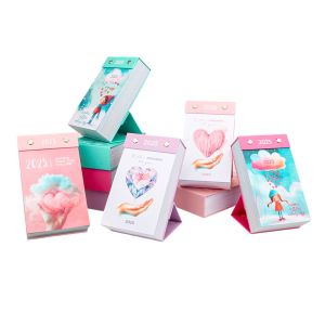 365 Days Desktop Desk Calendar Mini Stand Calendar Custom Printing