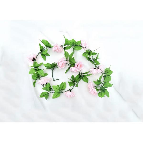 Wedding Backdrop Arch Wall Hanging Artificial Rose Flower Garland