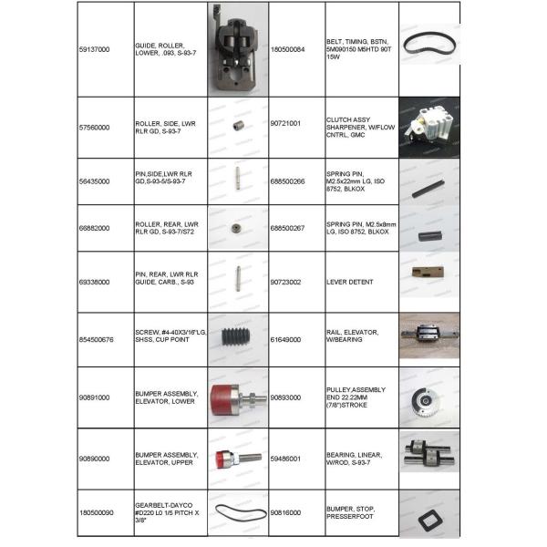 Part No 896500306 Spring,Gas For Garment Apparel Textile Cutting Room Spare Parts