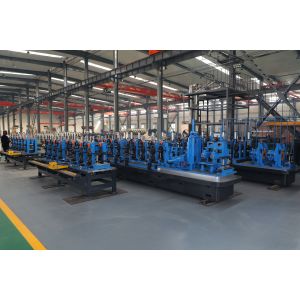 China Cold Rolled Steel Strips Tube Making Machine With Online Finish on sale