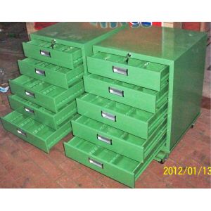 Assembled Steel Rolling Tool Storage Chest With Drawers , 50kg - 200kg