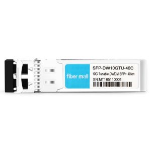 SFP-DW10GTU-40C 10G DWDM Tunable SFP+ 50GHz 1528.38nm~1565.50nm 40km LC SMF DDM