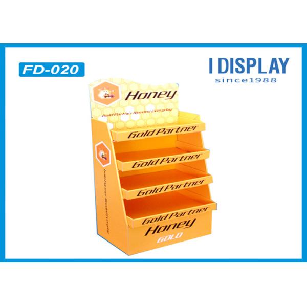 Portable Toy Cardboard Floor Displays / Cardboard Retail Display Stands