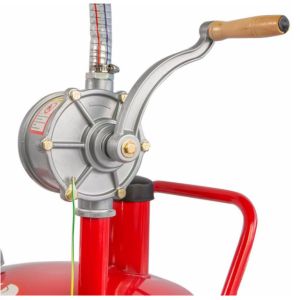 Fuel Transfer Rolling 20 Gallon Portable Gas Caddy With Pump