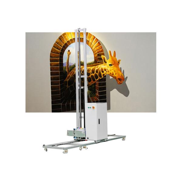 Buy Touch Screen 25m/H Vertical Wall Printer Machine With 4 Rails at wholesale prices