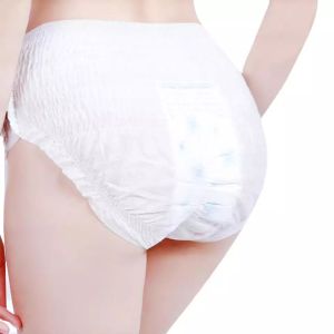 Women's Girl Lady Sanitary Panties with Soft Non-woven Top Sheet and Comfortable