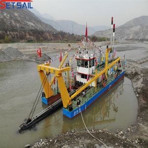 Quality 31.1 Meter Total Length US Set Sail 10inch Cutter Suction Silt Dredger with Cutter Teeth for sale