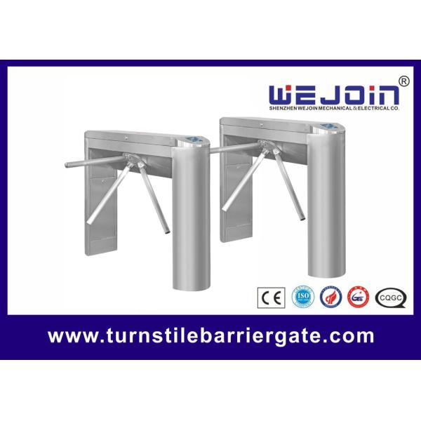Swipe Card Turnstile Access Control System , Pedestrian Barrier Gate RS232