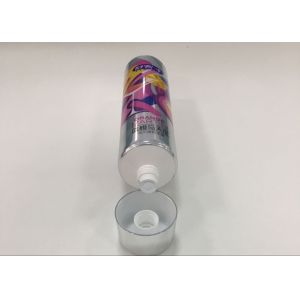 120g CAL Laminated Round Toothpaste Tube Packaging With Metallic Effect