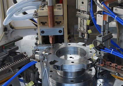 Copper Sliver Terminal automatic spot welding machine for Electrical Parts